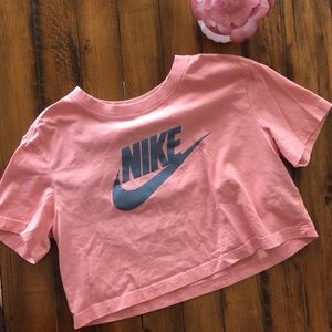 Rose Nike Crop Top